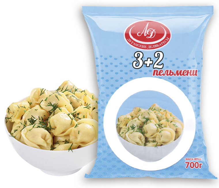 Пельмени «Три плюс два»