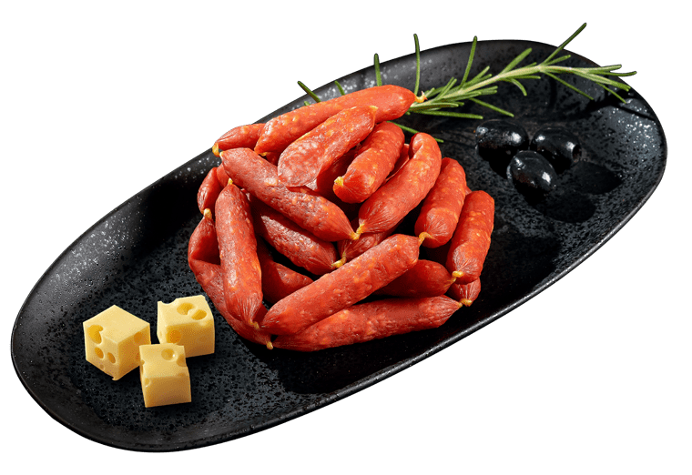Колбаски сырокопчёные «Мини-салямки с сыром»