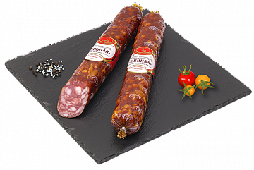 Колбаса сырокопченая полусухая Свиная